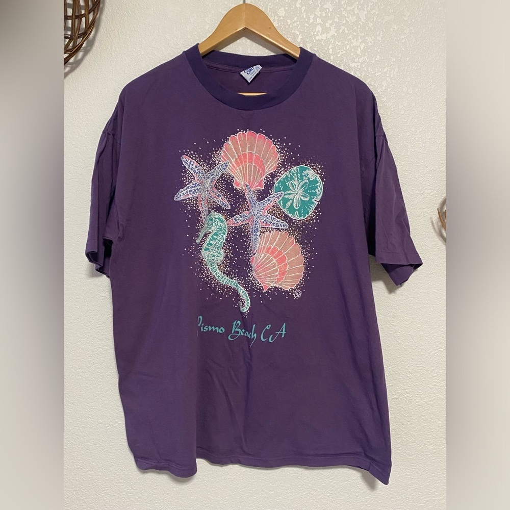 Vintage 90’s Pismo Beach CA Cru Single Stitch Shirt